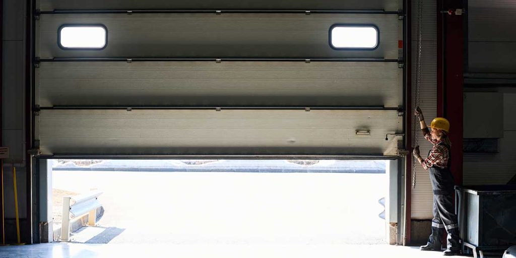 garage door opens a little then stops