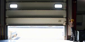 garage door opens a little then stops
